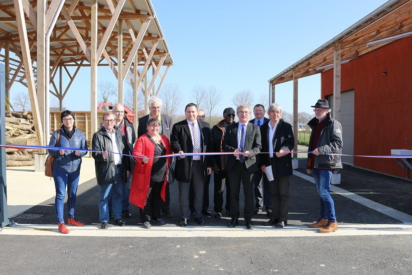 photo inauguration plateforme biomasse