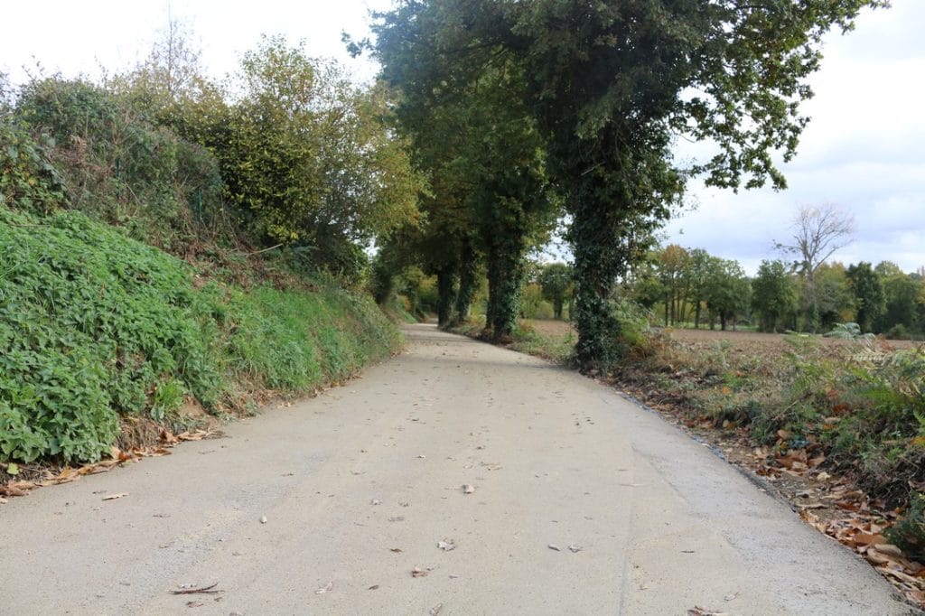 photo piste cyclable Vignoc - La Mézière