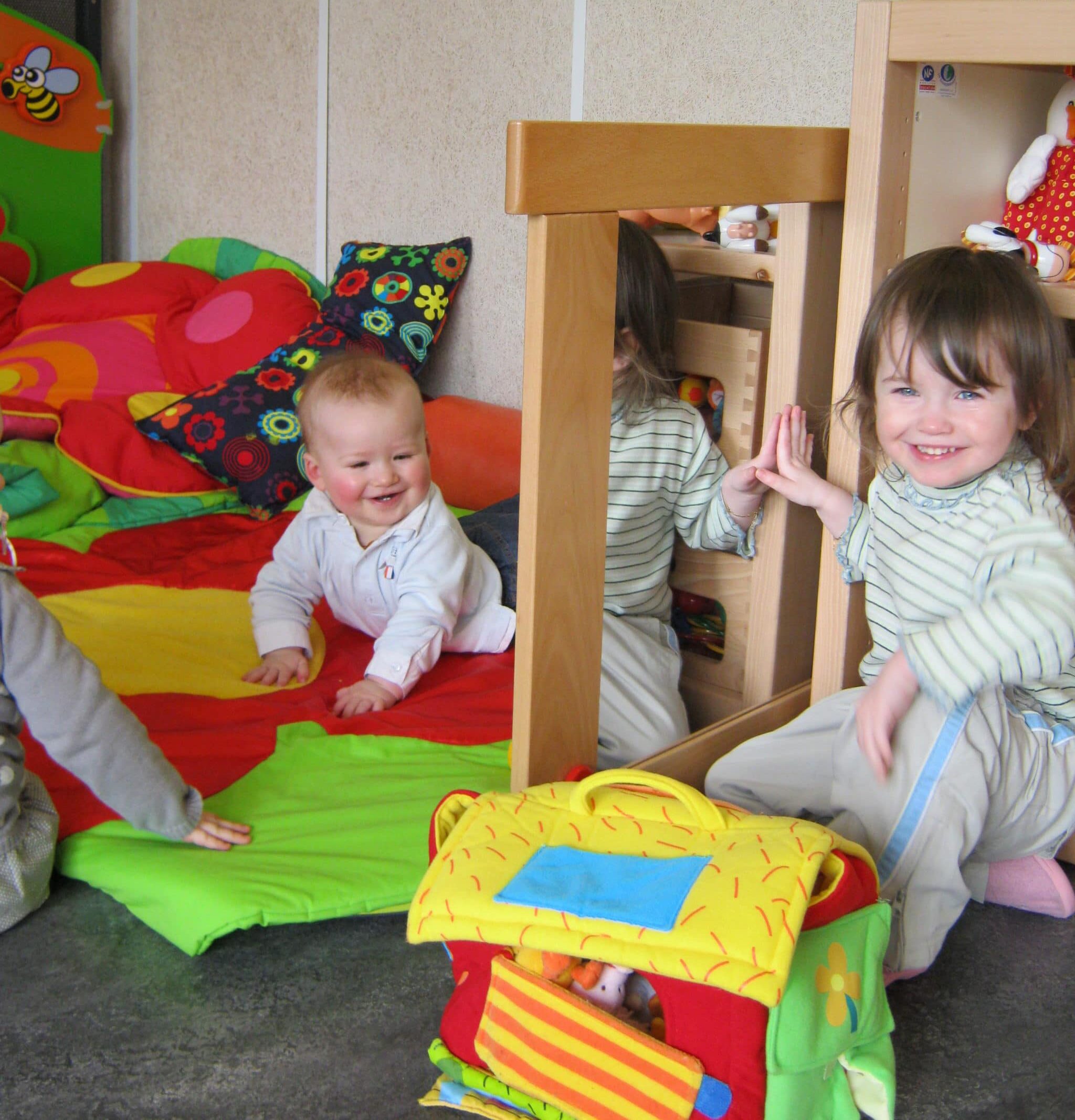 bébé dans crèche