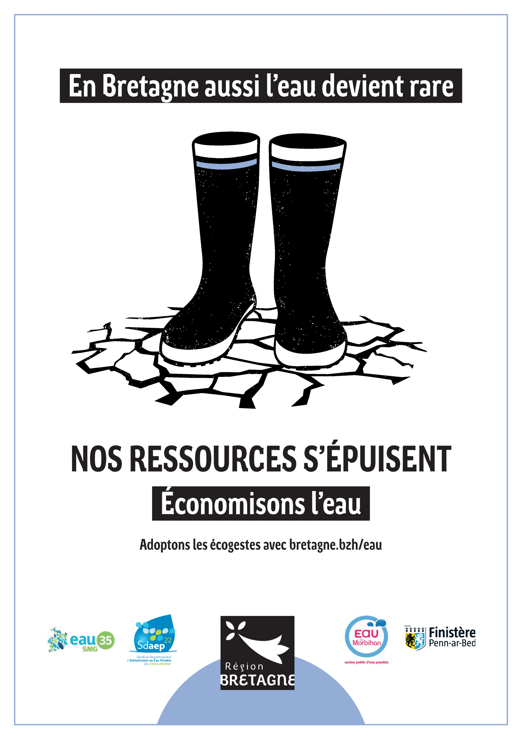 Affichette Eau 2023 A3 Bottes